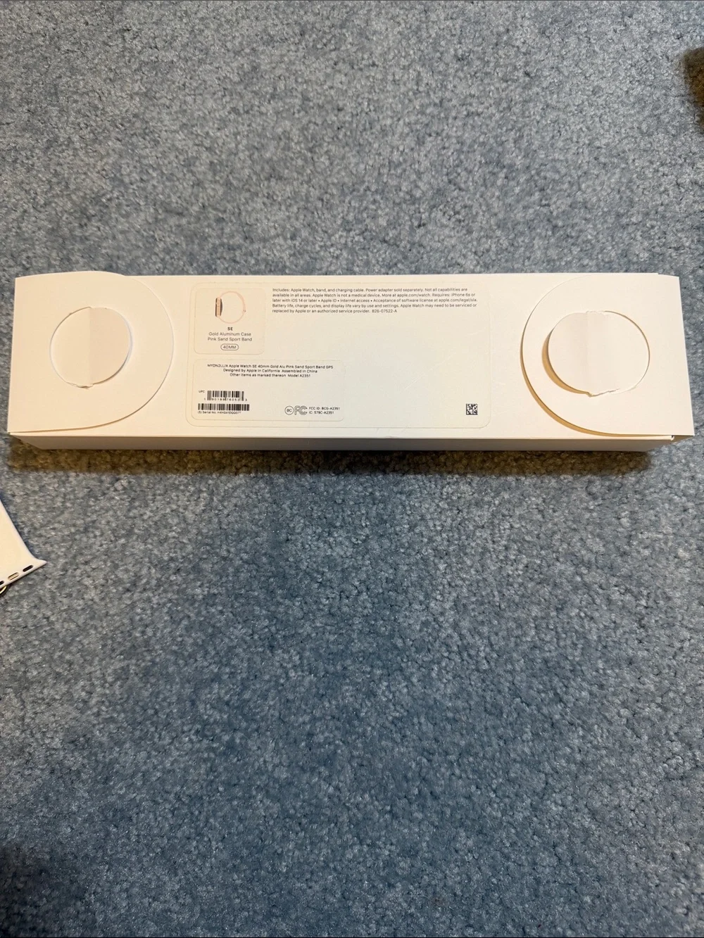 Apple Watch SE Gold Aluminum Case 40MM